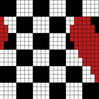 heart checkered