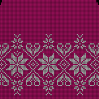 Poinsettia front and 2 sleeves