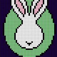 Rarity Rabbit Pattern 40x60