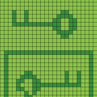 Key scarf (horizontal keys)