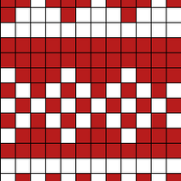 red and white