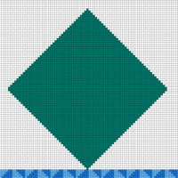 diamond section of Em's blanket