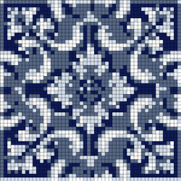 Portuguese blue tile wall decal _ Zazzle.jfif