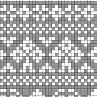 Drop shoulder fair isle