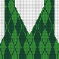 Diamond vest front