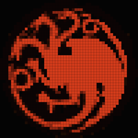 Targaryen Dragon 50stitch
