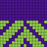inverted  of Herringbone 8/16 double