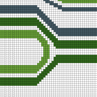 4 wide stripes