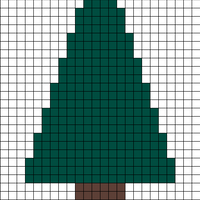 Tree ornament repeat pattern