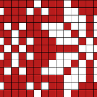 stocking snowflake motif