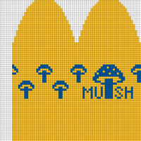 E's Mushroom Mittens