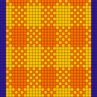 checkered