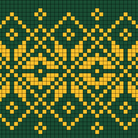 Fair Isle Pillow Front