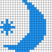 Moon Stars Curtain test