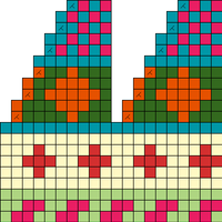 local grown fair isle hat