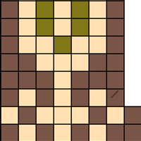 light brown/light orange/ kaki
