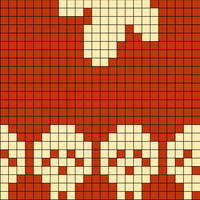 Skulls and leaves and mushrooms
