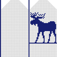 Lone Moose Mittens