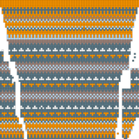 Copy of Mustard sweater sleeve - shaped - shorter length