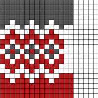 Patterned hat