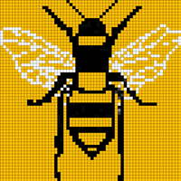 Bumblebee Crochet 60x60