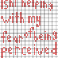 being chronically online isn't helping my fear of being perceived