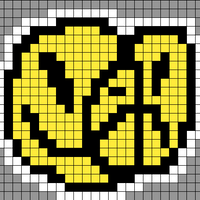 Copy of Sad Smiley (for mittens size 3)