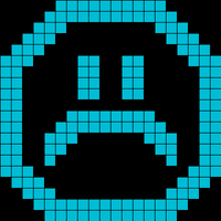Unhappy smile