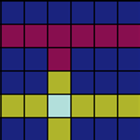 Strange brew yoke colorwork section 1