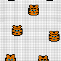 Tiger Pattern Back