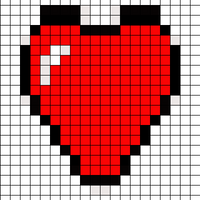 Pixel art heart stock vector_ Illustration of card, passion - 84148898.jpeg