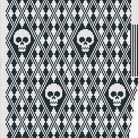 Copy of Skull argyl pattern Vest