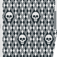Copy of Skull argyl pattern Vest