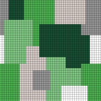 green color block beanie