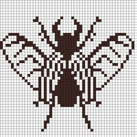 b/w beetle