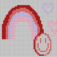 Smiley heart rainbow