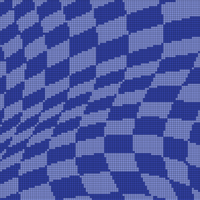 Copy of Copy of Copy of BLUE wavy checkered top