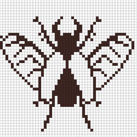 b/w beetle