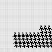 Houndstooth vest