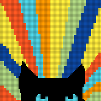 Trippy kitty