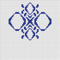 blue/white designs 