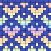 diamond eye pattern