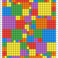 Drunk Granny Square Blanket