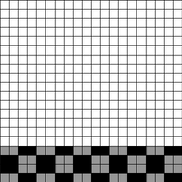 Gray a black