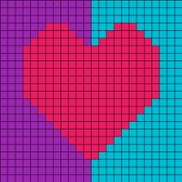 Copy of Heart Intarsia Knit Test 