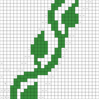 Vine for Ladie's Sweater 2116 