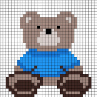 teddy in jumper
