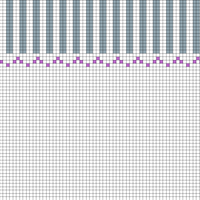 Tulip top sock pattern chart