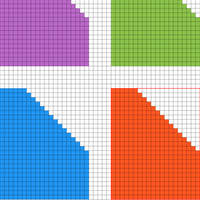 Diagonal Dishcloth Samples