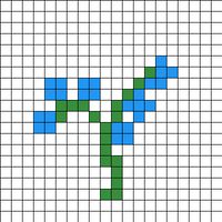 Minecraft Blue Orchid
